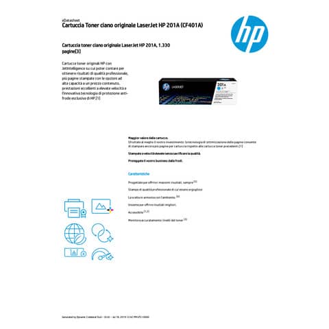 Toner 201A HP ciano  CF401A